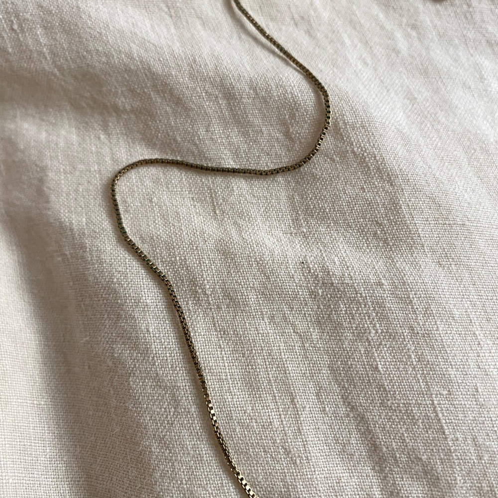 Lisbeth Jewelry Initial “K” Necklace with Box Chain - Picture 6 of 6